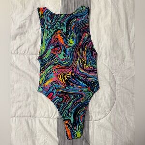 Freedom Ravewear Acid Drip Tie-Dye Body Suit